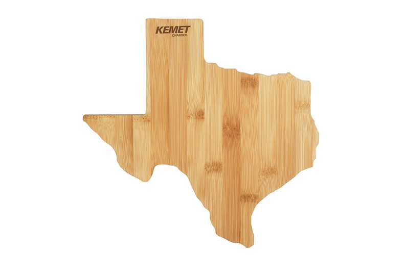 Texas Shape Bamboo Cutting Board